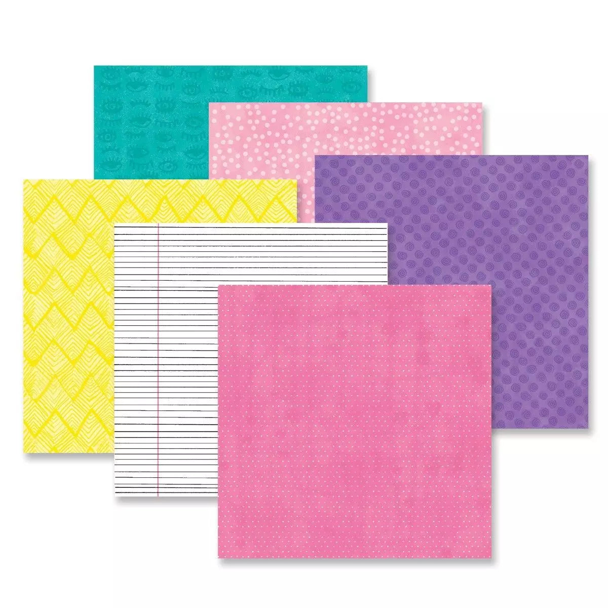 Super Duper Girl Tone-on-Tone Paper Pack