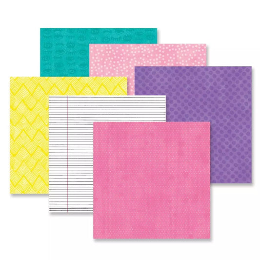 Super Duper Girl Tone-on-Tone Paper Pack