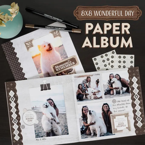 Wonderful Day 8x8 Paper Album