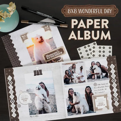 Wonderful Day 8x8 Paper Album