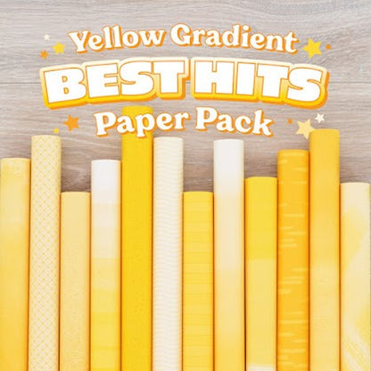 Yellow Gradient Best Hits Designer Paper Pack